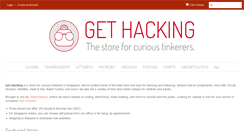 Desktop Screenshot of gethacking.com