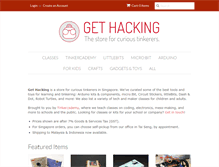 Tablet Screenshot of gethacking.com
